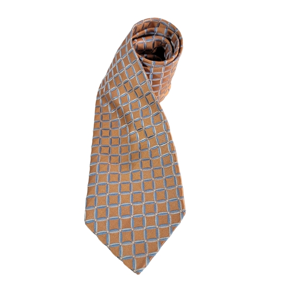 Campia Moda Shimmery Reptile Like Scale Print Extra Long Tall Man Tie - Picture 11 of 13